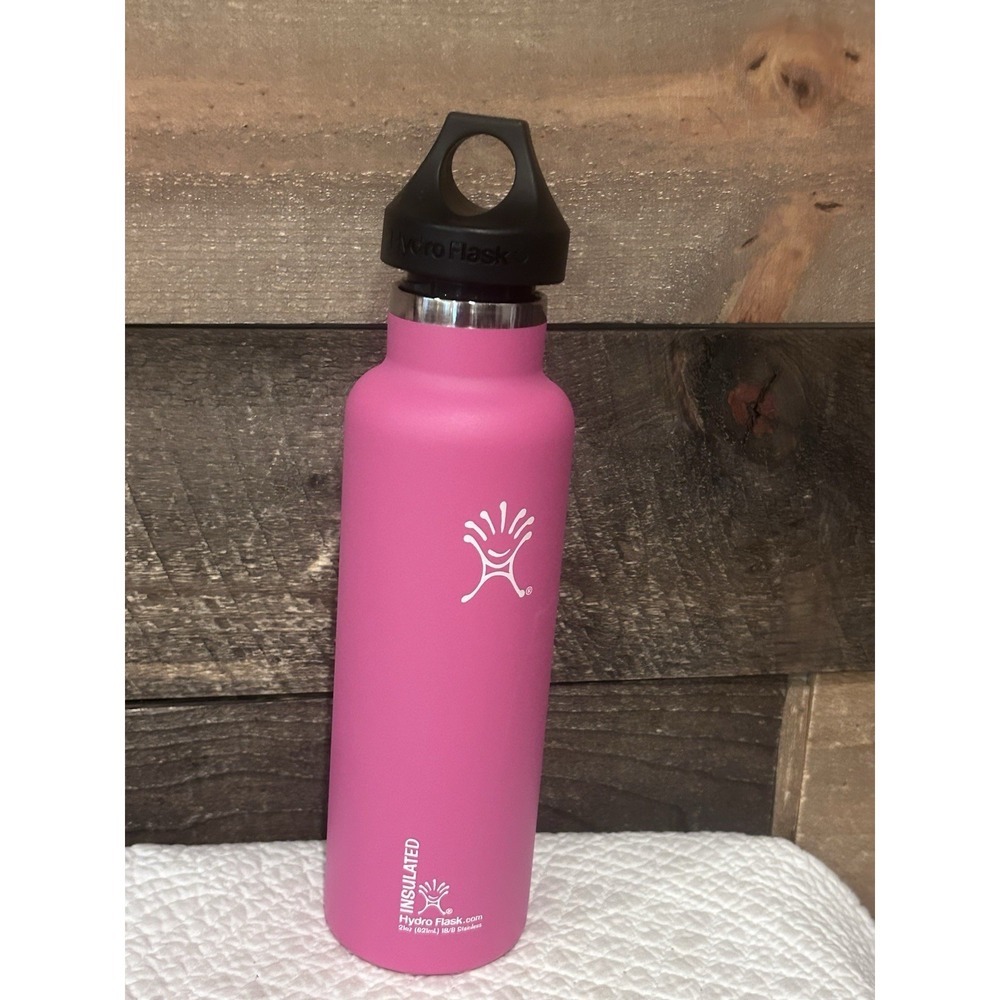 Hydro Flask Wide Mouth Stainless Steel Water Bottle - 24oz, Hibiscus